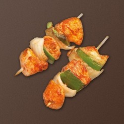 BROCHETA DE POLLO CON VERDURAS