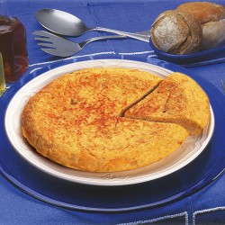 TORTILLA DE PATATA CON CEBOLLA